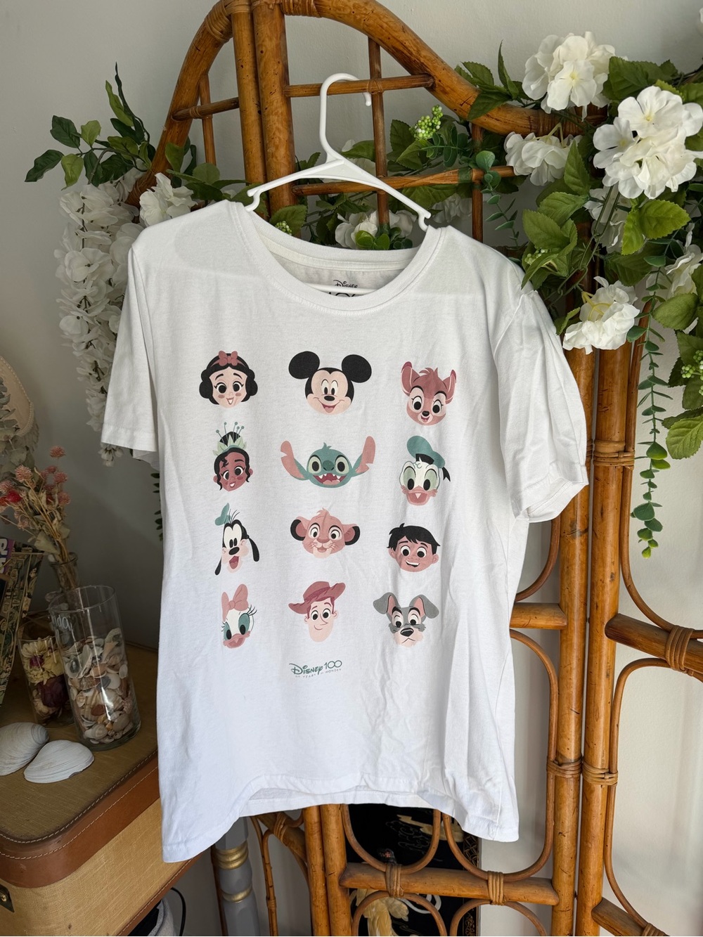 Disney Short Sleeve Character Face Tee